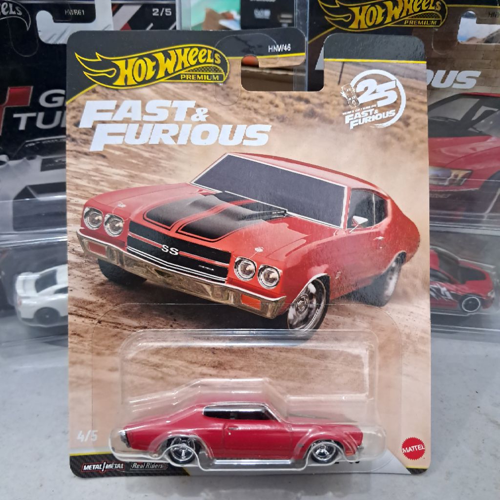 Hot Wheels 1970 Chevrolet Chevelle ss fast and furious 25 year- Hot Wheels fast and furious 1970 Che