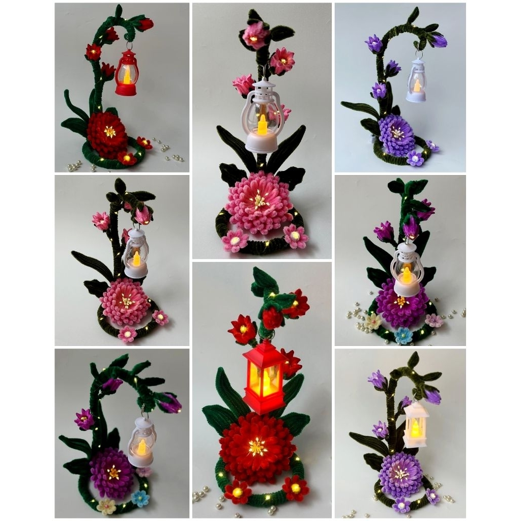 Lampu Tidur Aesthetic Bunga Lentera