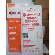 OneHealth Dermaplast T Plester Luka Jumbo 10x25cm Anti Air Transparan isi 10 Pcs Pasca Operasi