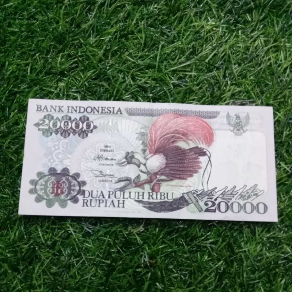 uang kuno 20000 cendrawasih