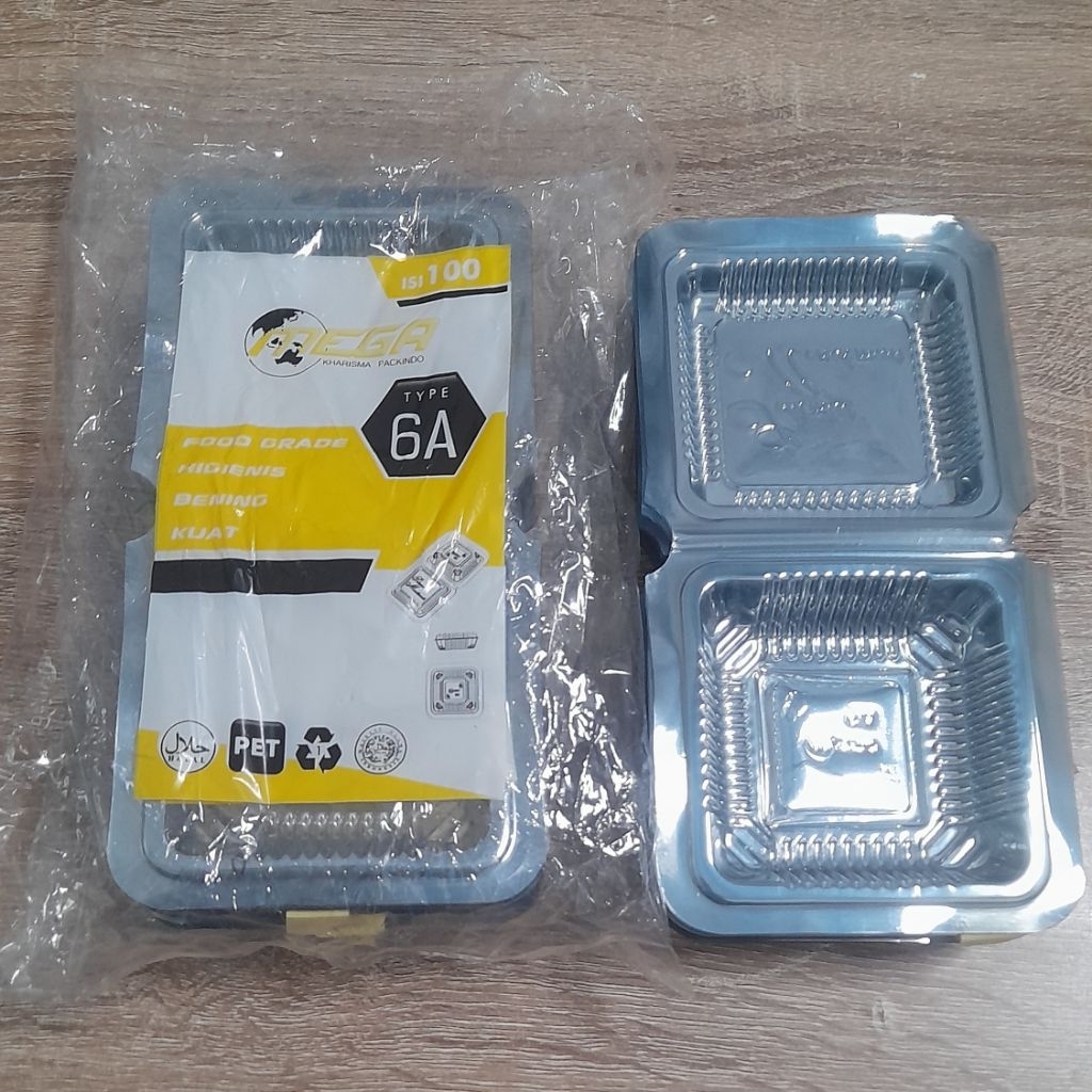 Mika Plastik Kue Donat Martabak Mini Type 6A isi 100pcs