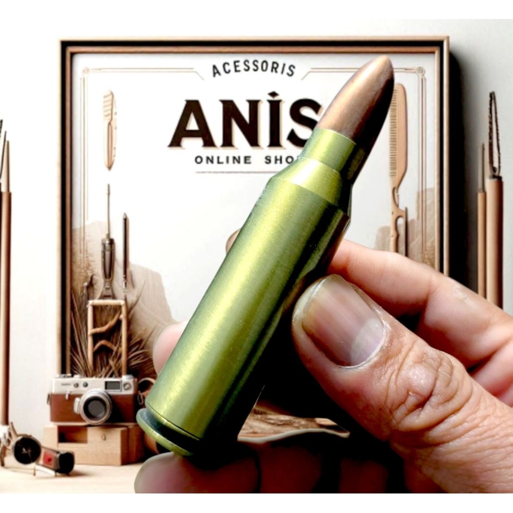 Korek Api Gas Unik Model Peluru / Korek Peluru Single Lighter Bara