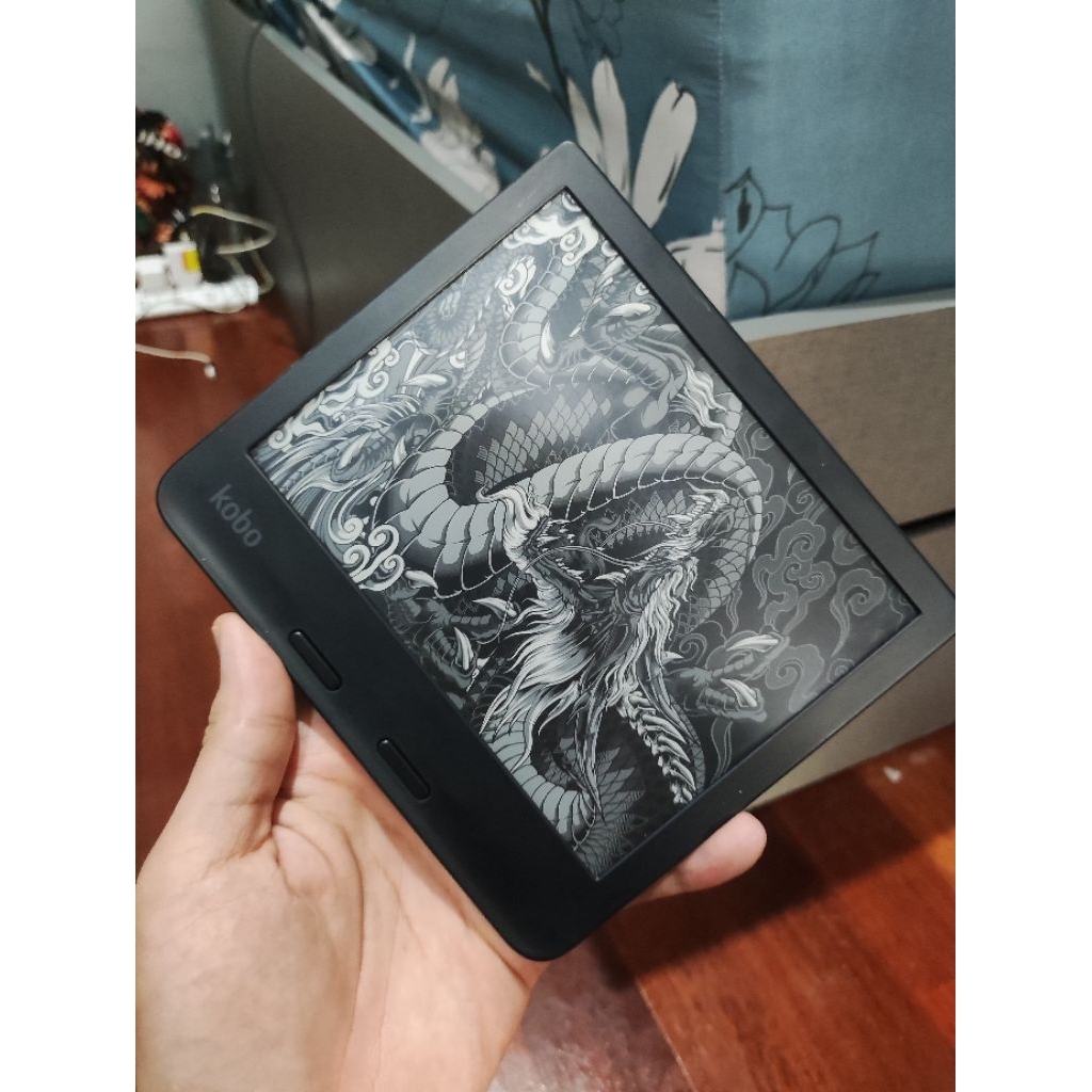 Preloved Rakuten Kobo Libra 2 BLACK 32GB ereader Normal Mulus seperti kindle