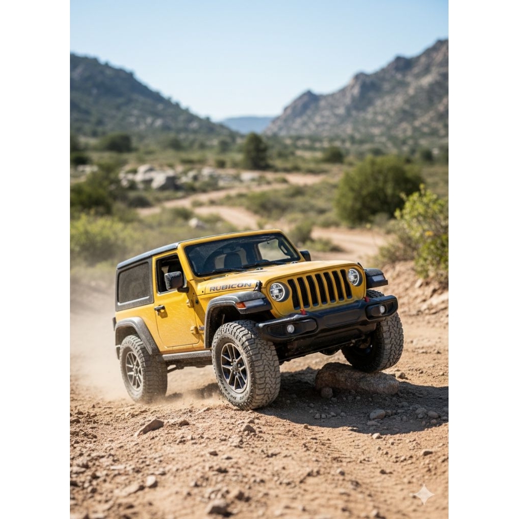 Diecast Majorette Jeep Wrangler Rubicon