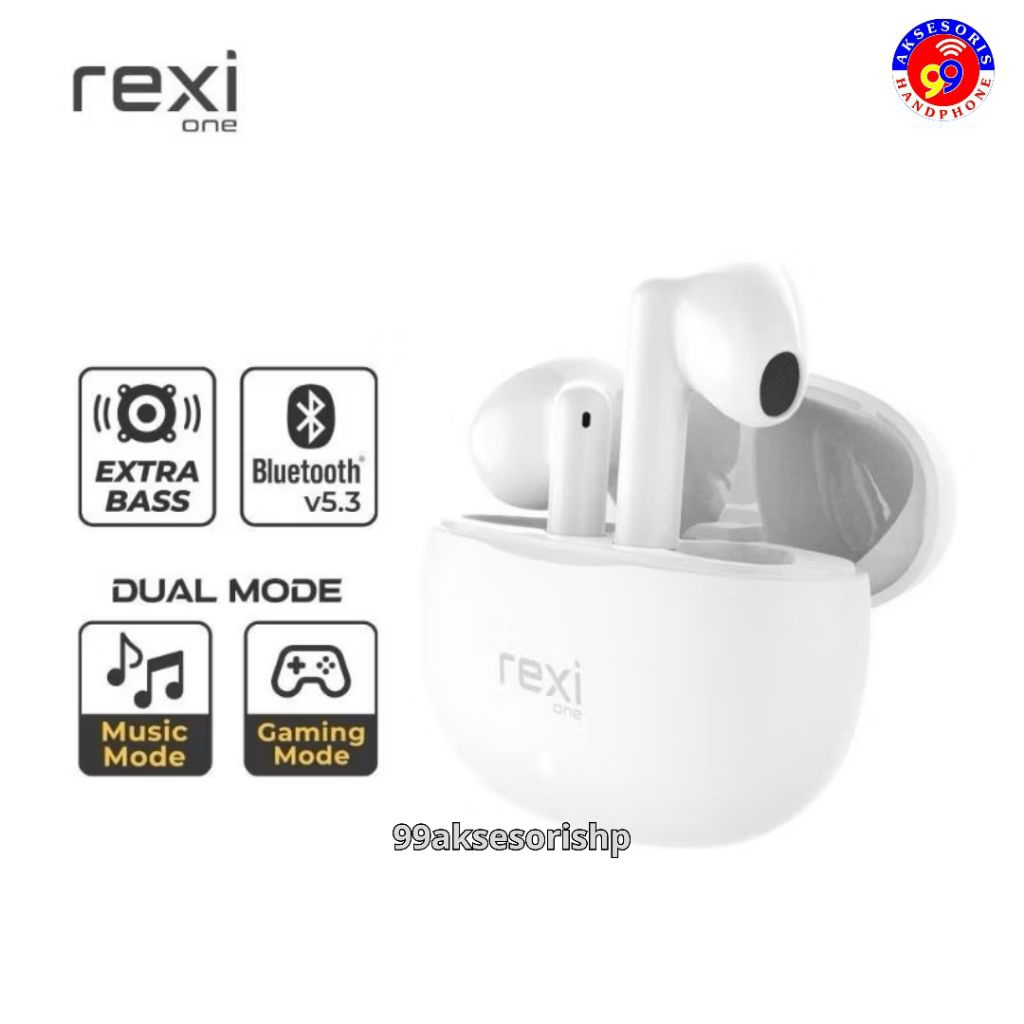 HEADSET BLUETOOTH/ TWS REXI WA08
