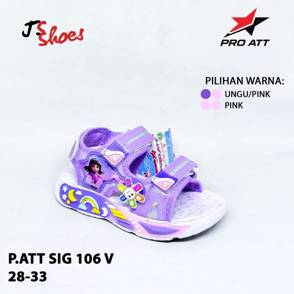PRO ATT SIG 106 V - SANDAL LET SANDAL GUNUNG ANAK CEWEK MERK PRO ATT ORIGINAL