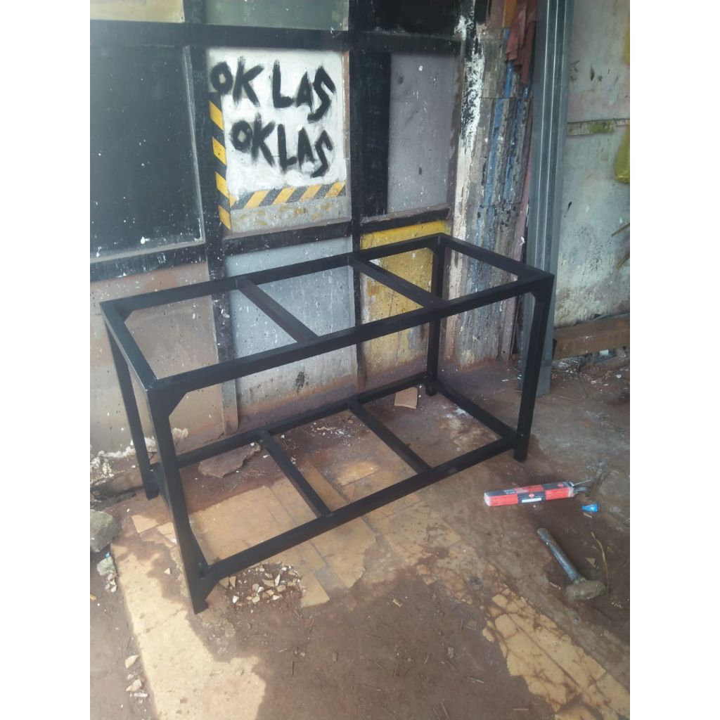 rak aquarium 120*40*60cm 2susun