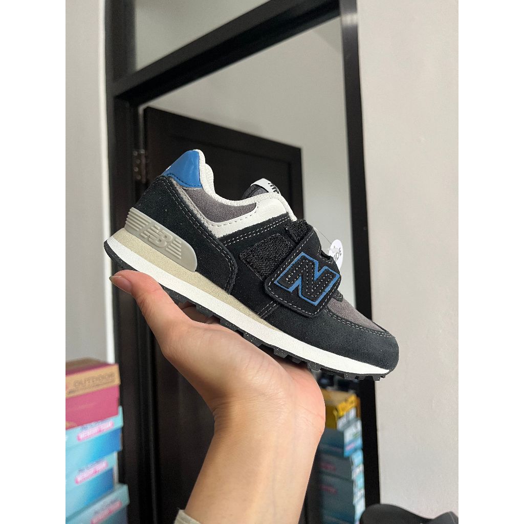 SEPATU BEST SELLER ANAK SEKOLAH NEW BALANCE 574 BLACK ORIGINAL PV574QRB
