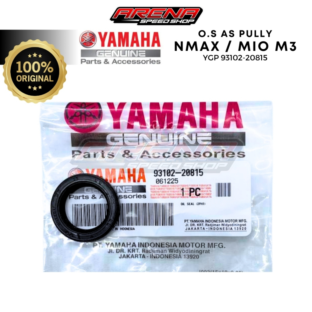 YGP 93102-20815 Oil Seal As Pully Nmax - Sil As Pully Nmax Mio M3 Original Yamaha