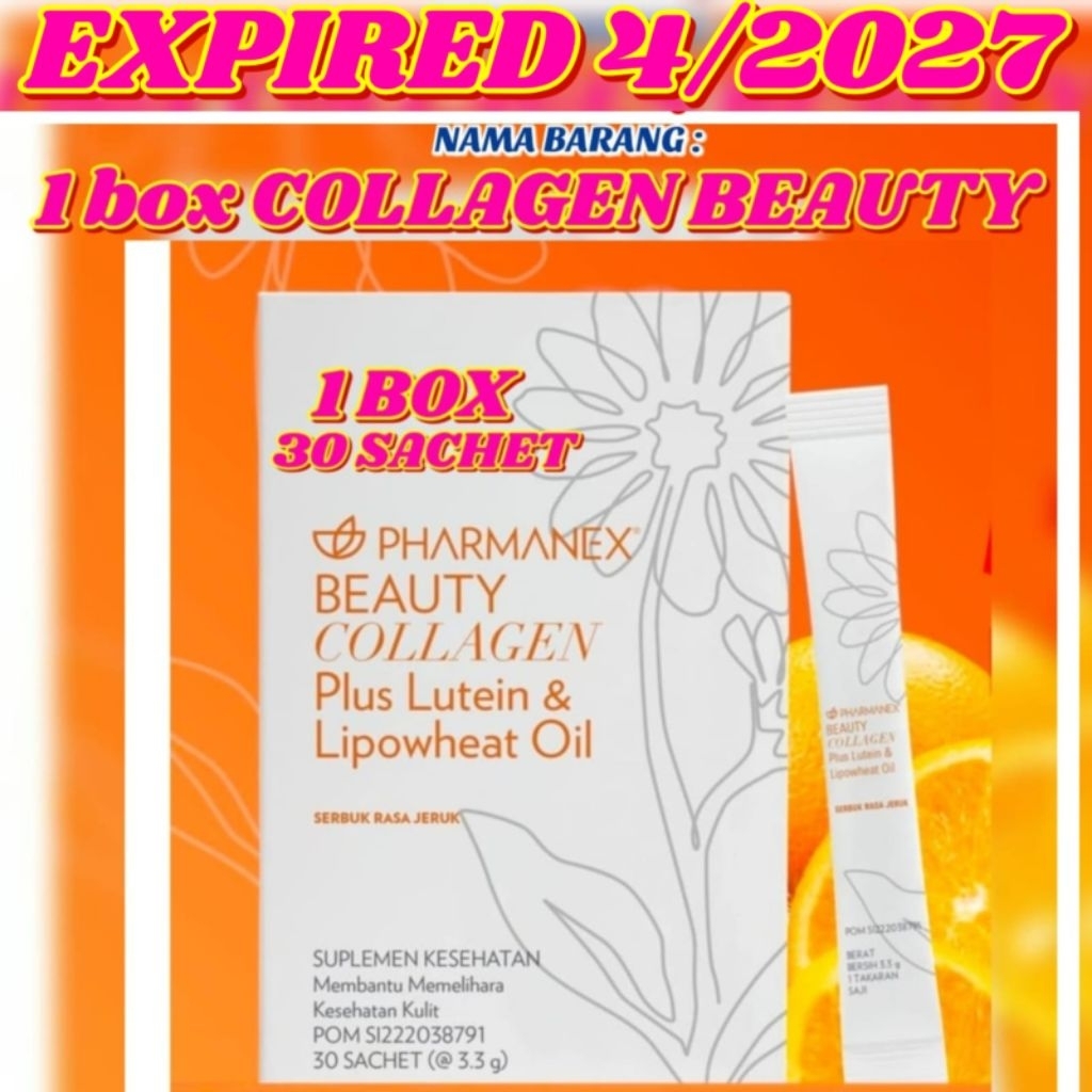 ED 4/2027 COLLAGEN 1 BOX KOLAGEN COLAGEN beauty