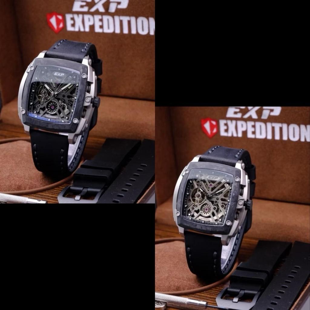 Jam Tangan Pria Expedition 3008 Limited Edition Carbon Bezel
