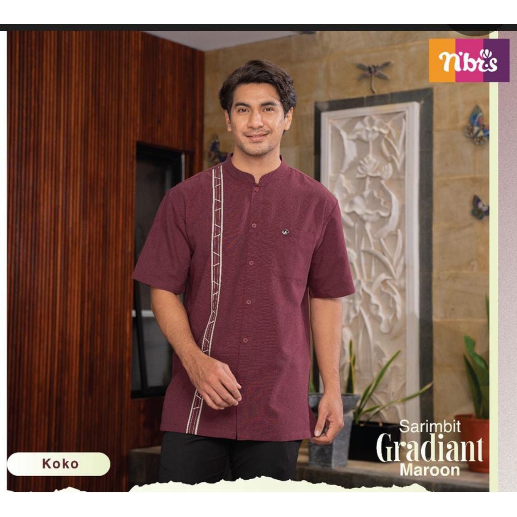 Nibras Koko Dewasa GRADIANT MAROON Preloved