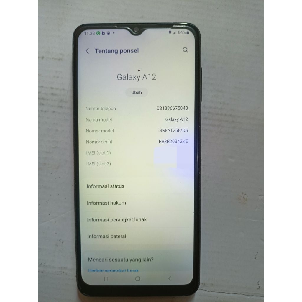 Samsung A12 6/128, A52, A71 [Minus : BACA]