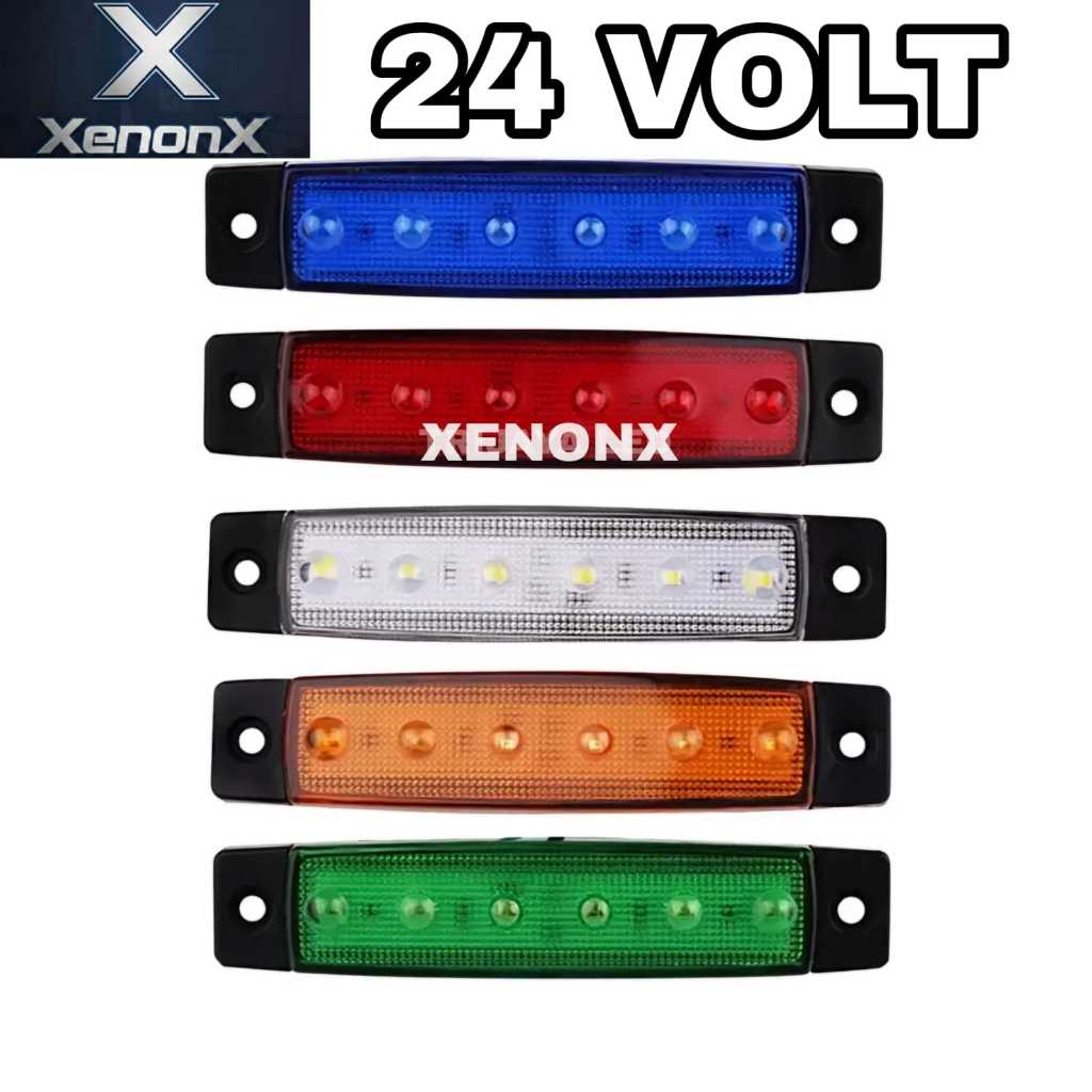 Lampu Kolong Modul LED 6 SMD Mata Plasma Supersonic 24 Volt COB Samping Ultrasonic Topi Kabin Truk B