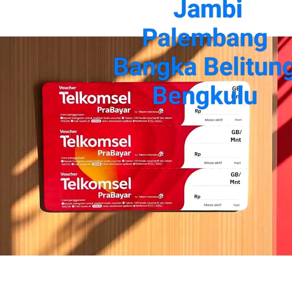 Voucher Kosong Telkomsel Sumbagsel