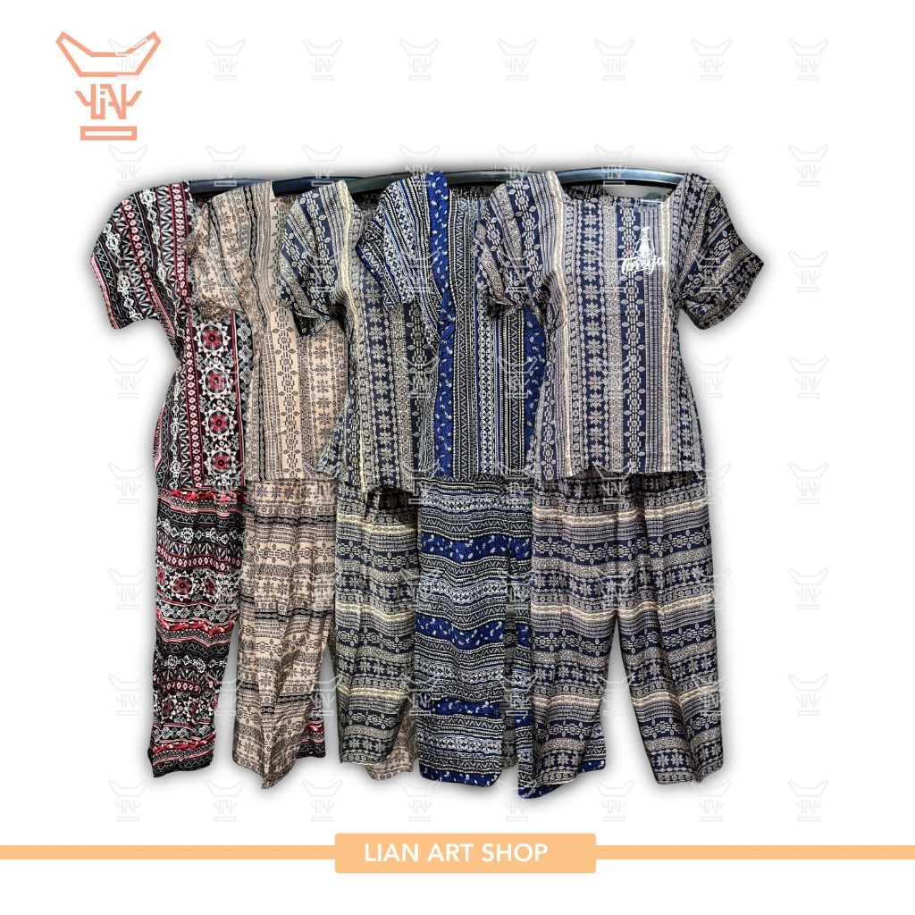 Baju Setelan Kulot Toraja Celana Panjang/Baju Tidur
