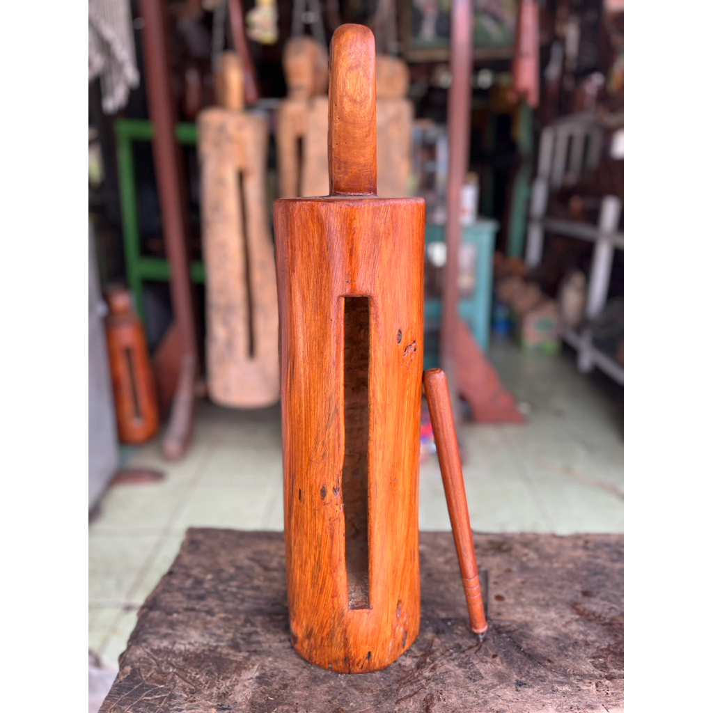 KENTONGAN KENTHONGAN KAYU NANGKA ALAT BEL LONCENG SIRINE TRADISIONAL