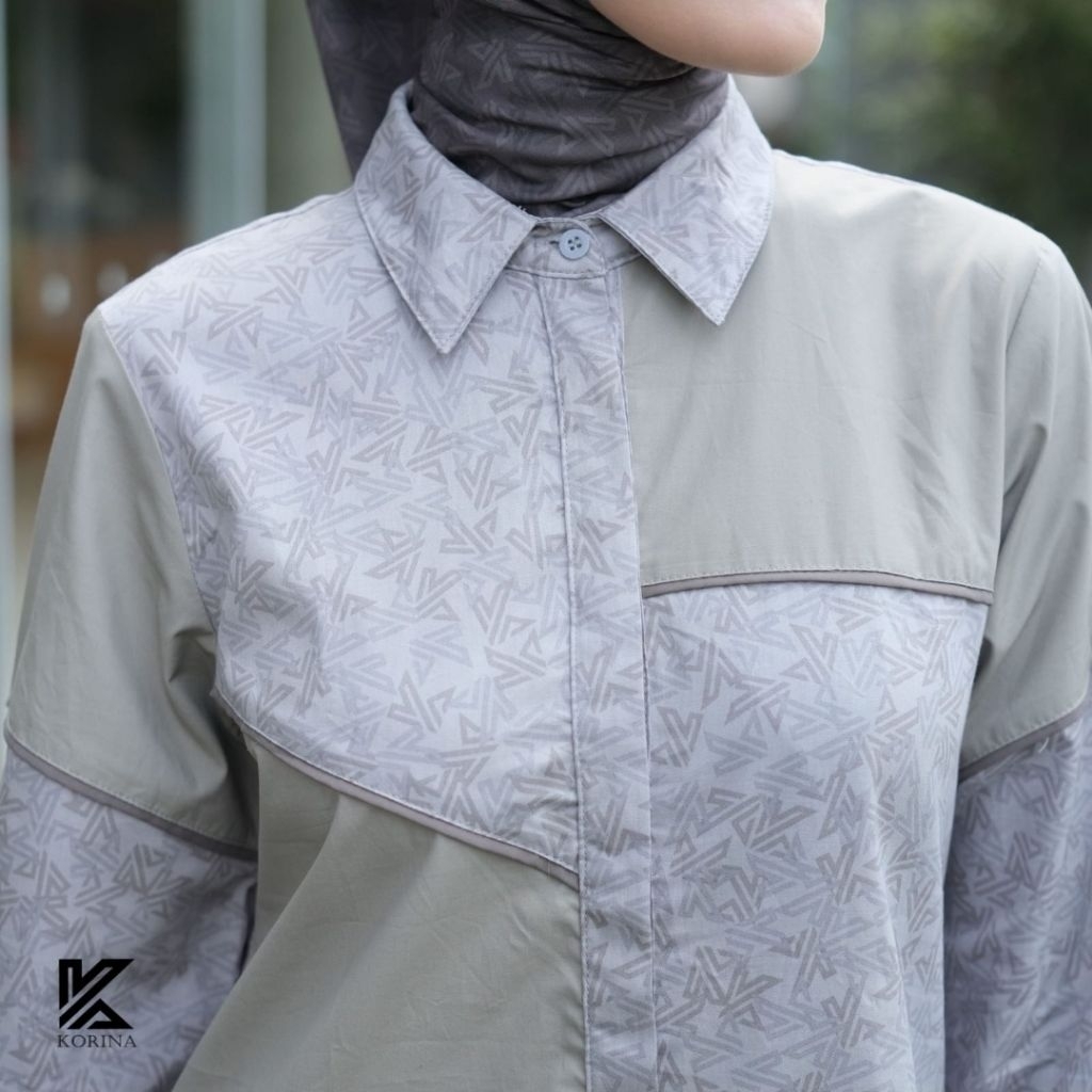 Kaitlyn dress by korina//dress nyaman//print dress//korina id//korina scarves
