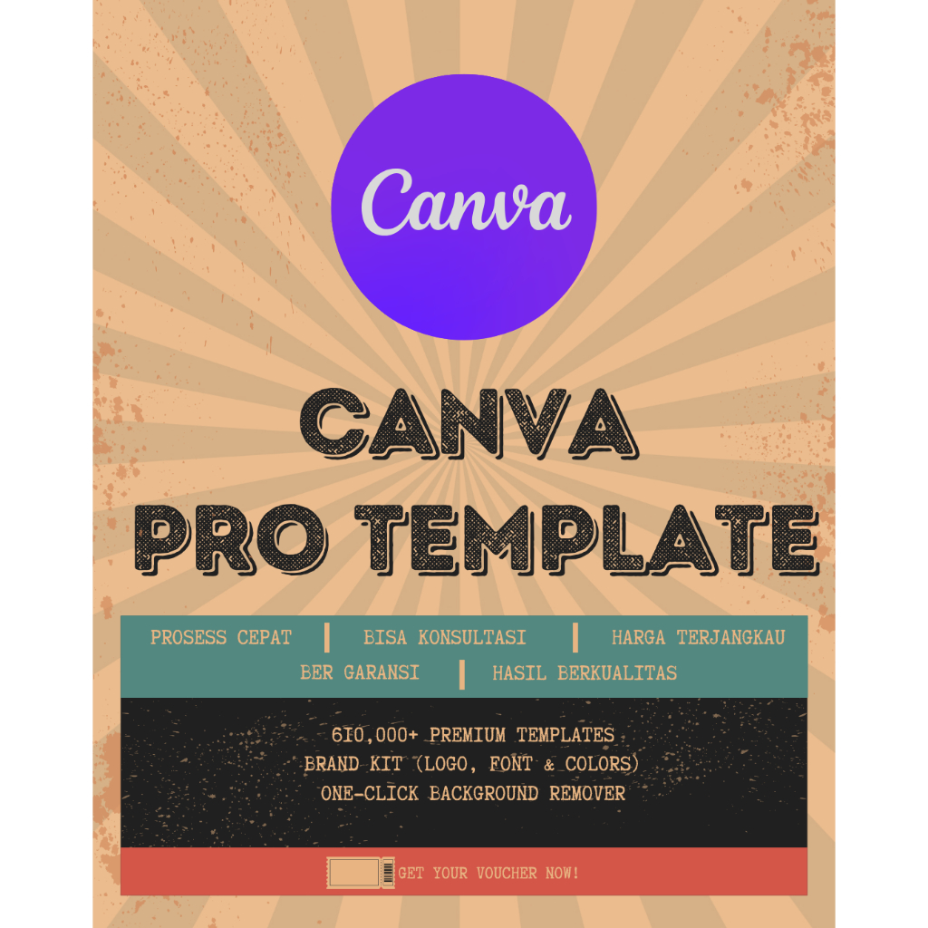 Canva Pro Template - 610,000+ Premium Templates, Brand Kit & One-Click Background Remover