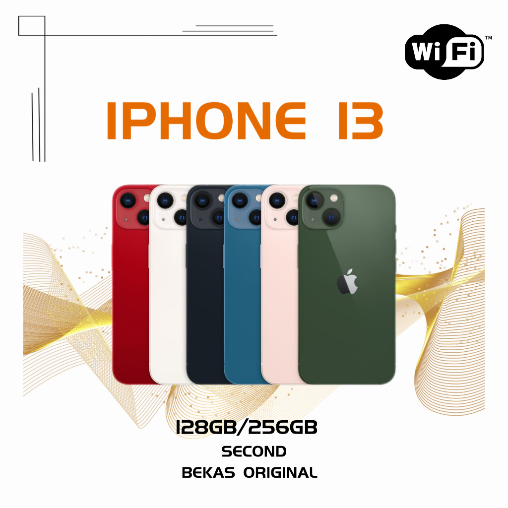 IPhone 13 128GB 256GB SECOND GOOD CONDITIONS WIFI Version PHONE IPHONE 13 128G
