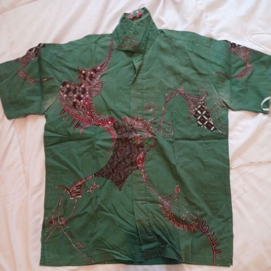 batik pria lengan pendek batik pekalongan shafira