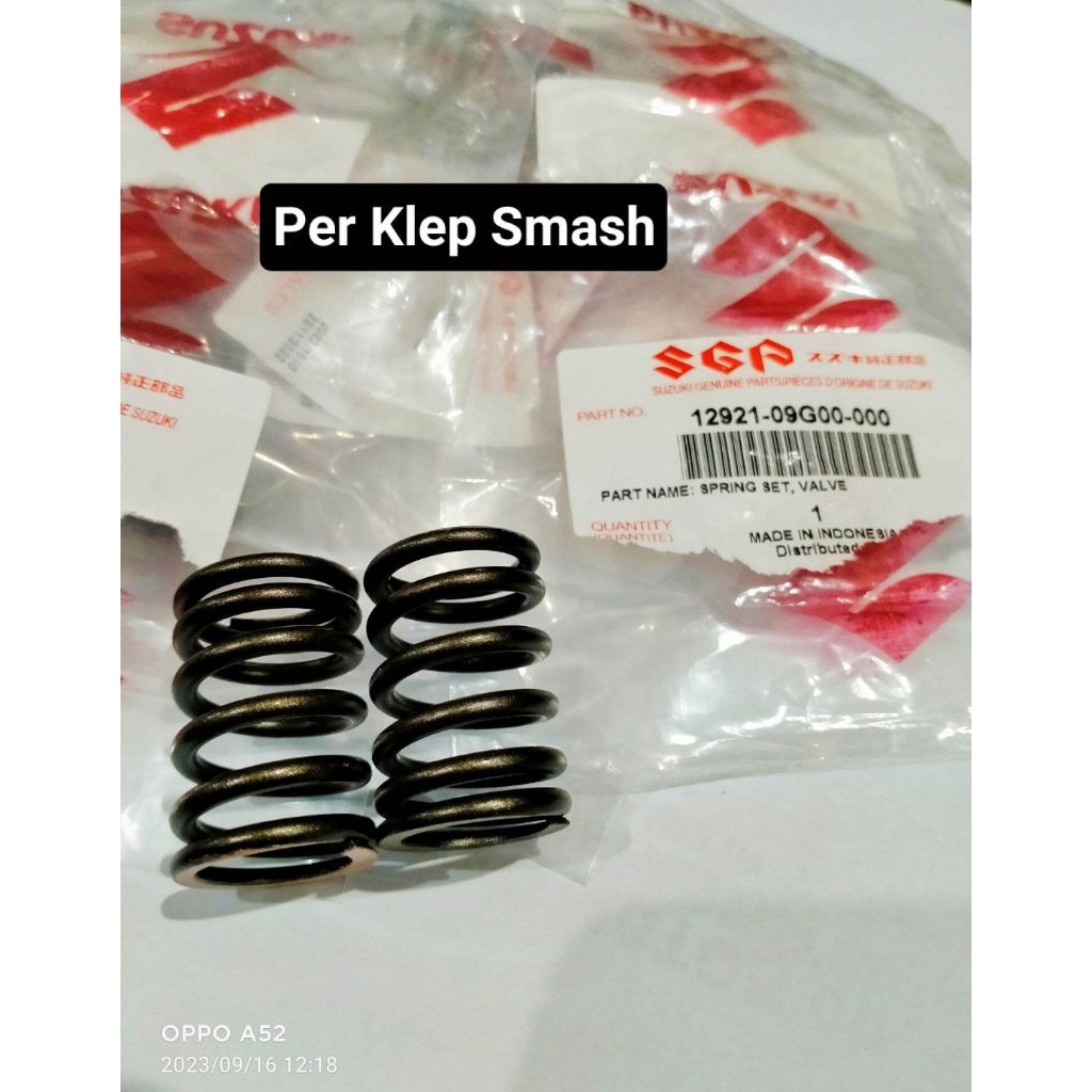 per klep smash asli Suzuki sepasang set isi 2pc, per klep Jupiter vega
