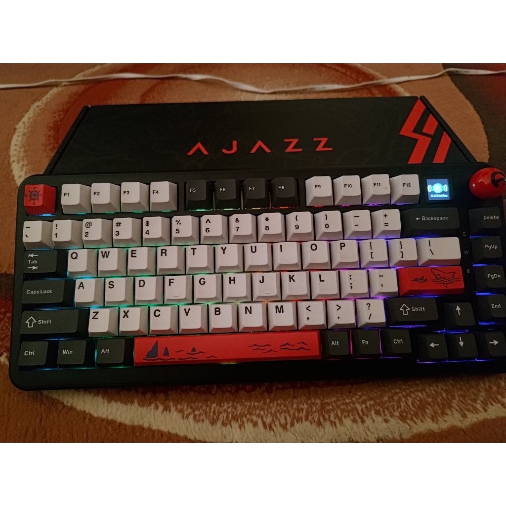AJAZZ AK820 MAXPLUS BLACKSHARK RED,PRELOVED