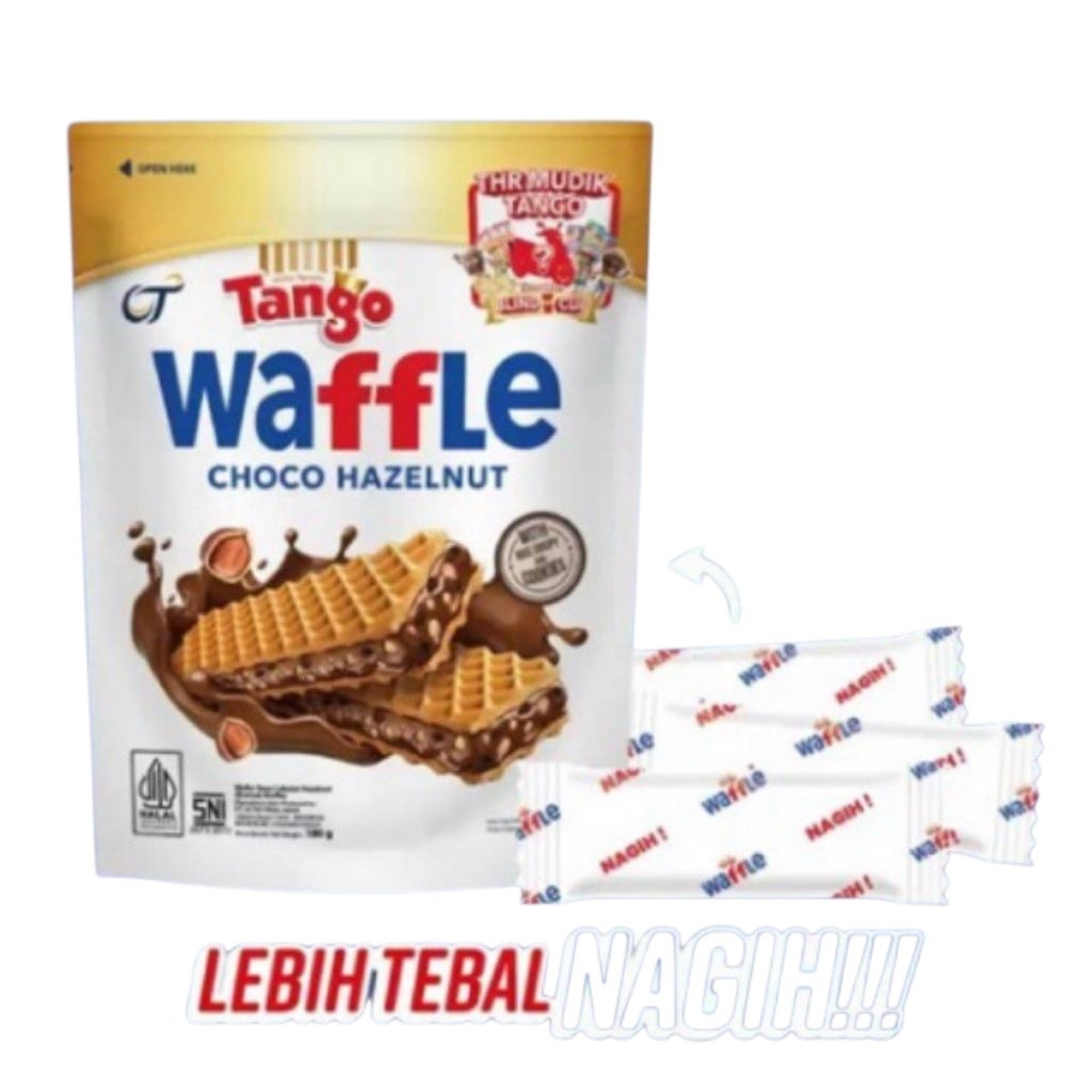 Tango Waffle Choco Hazelnut Pouch Edisi THR Mudik Tango 180 Gr