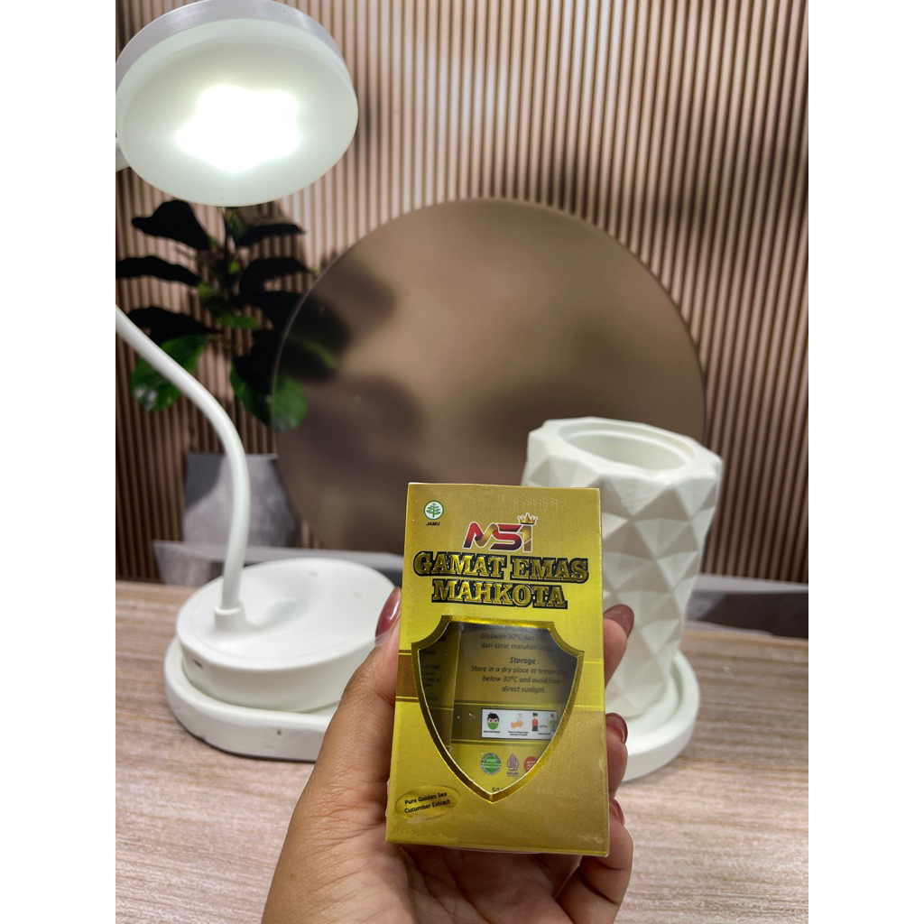 Gamat emas mahkota (Msi) 1Botol isi 50kapsul asli bpom