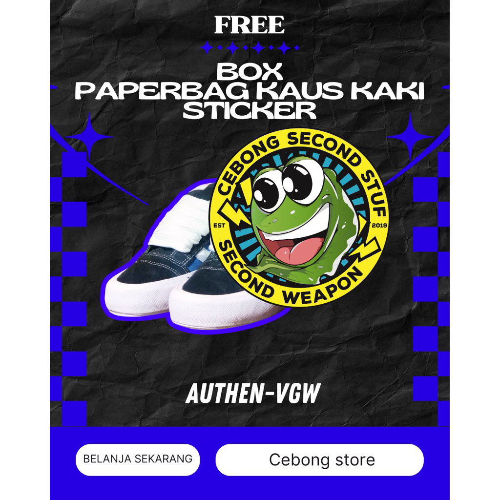 kode : VGN sepatu klasik gendut berwarna hitam navy