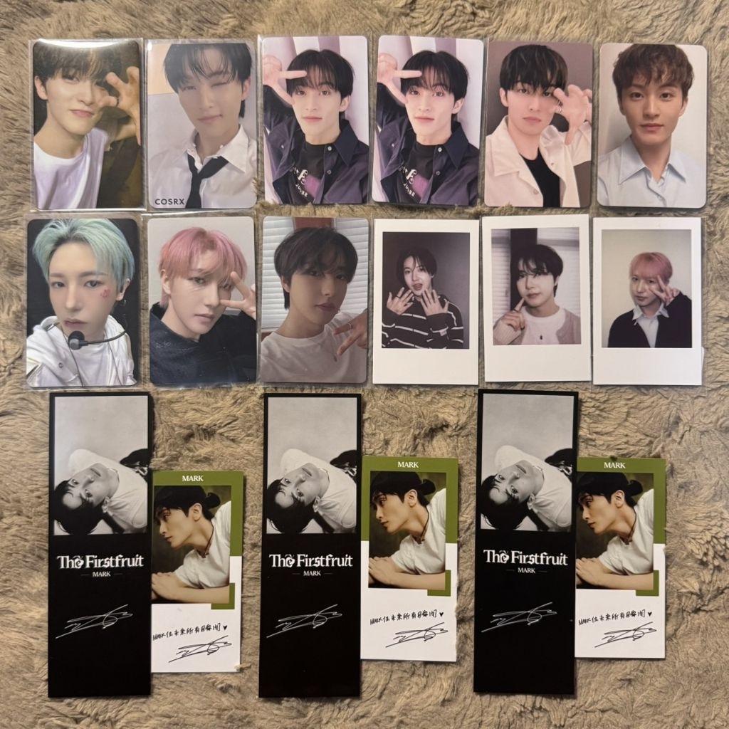 WTS PC PHOTOCARD MARK LEE NCT DREAM 127 maung kaos putih dreamscape cosrx wink jas kms beat it up bo