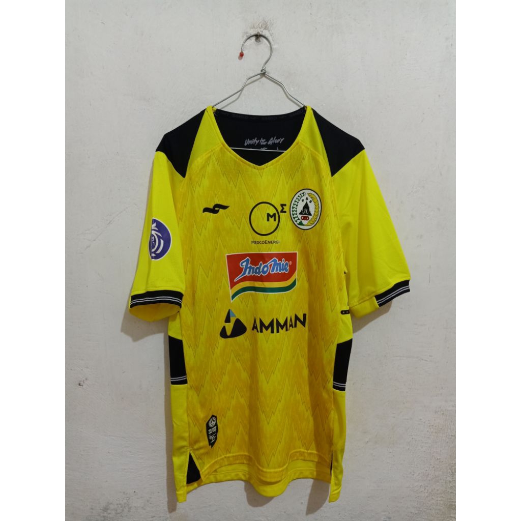 Jersey PSS Sleman Home GK Kiper Kuning Liga 1 2022 2023 Original Player Issue SMBD EGA RIZKY