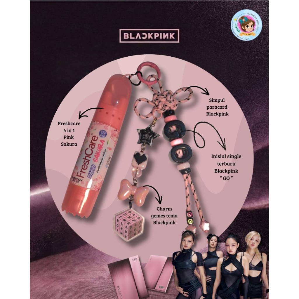 BagCharm Remaja Jompo - Blackpink Edition