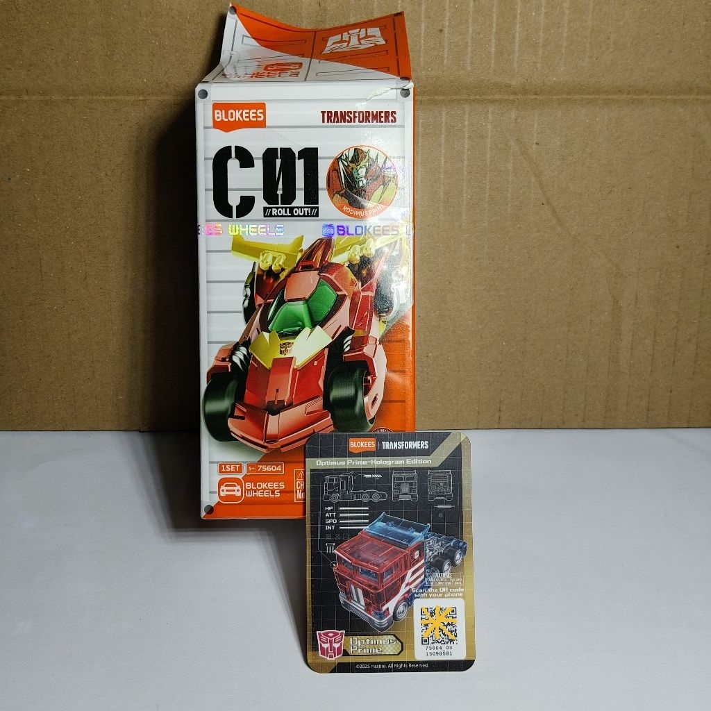 Wheels CT01 Secret Hologram Optimus Prime