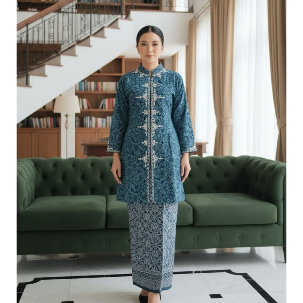 Set baju kurung/kebaya fukuro/set kebaya payet diana/set kebaya fukuro songket palembang