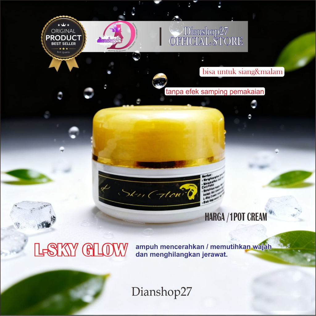 [TERLARIS] Cream L-SKY GLOW / LINSKY ORIGINAL / CREAM LINSKY pencerah wajah penghilang jerawat ampuh