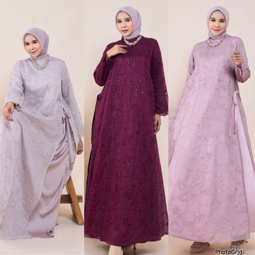 GALIA DRESS GAMIS PREMIUM BY MAREVI/Gamis std jumbo/gamis raya 2026