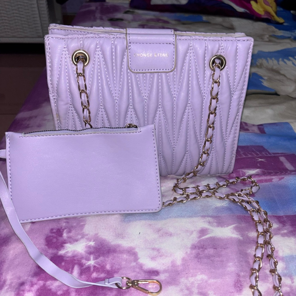 [PRELOVED] TAS SELEMPANG UNGU PURPLE