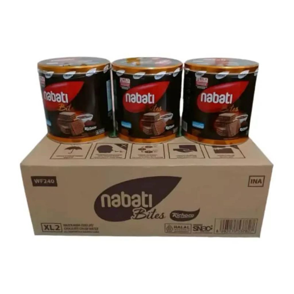 Nabati Bites  kaleng 1 Dus isi 6