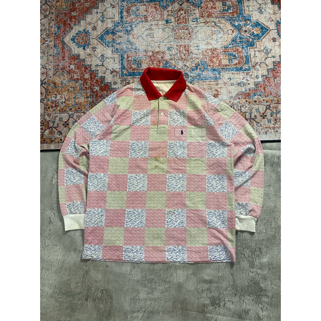 POLO LONGSHIRT POLO RALP LAURENT VTG PATTERN