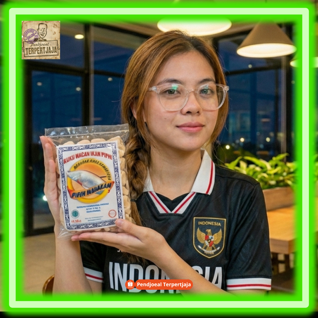 Amplang Pipih Mahakam Kuku Macan Ikan Belida Asli Oleh-Oleh Khas Kalimantan