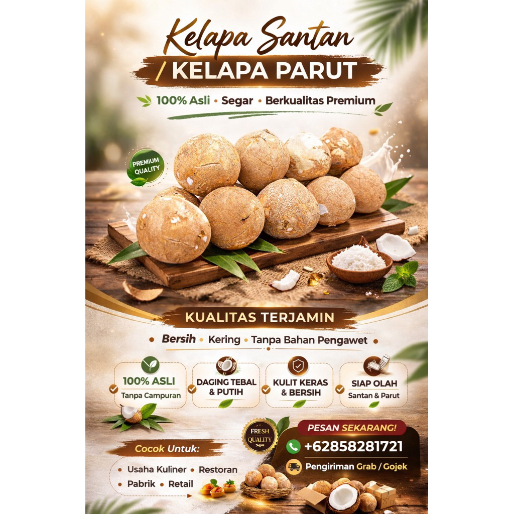 Kelapa Santan / Kelapa Parut