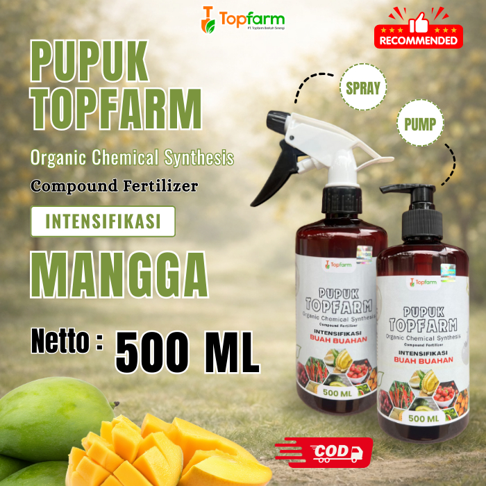 Pupuk Buah Mangga / Pupuk Mangga Cepat Berbuah / Pupuk Pelebat Buah Mangga / Pupuk TopFarm / Pupuk P