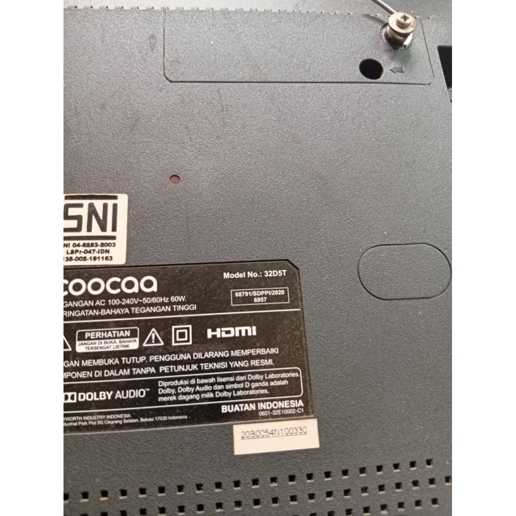 mesin tv coocaa digital32d5t