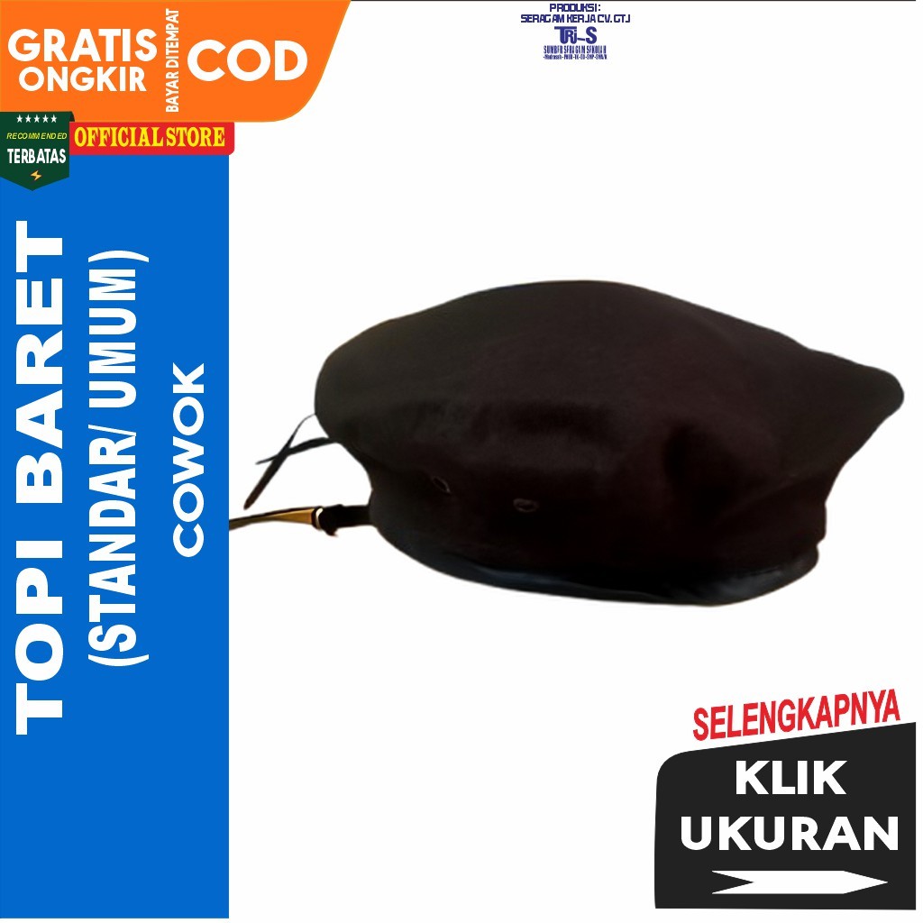 Baret Pramuka Premium | Baret Pramuka | Baret Pramuka Sd Laki Laki | Baret Pramuka Laki Laki Sma | B