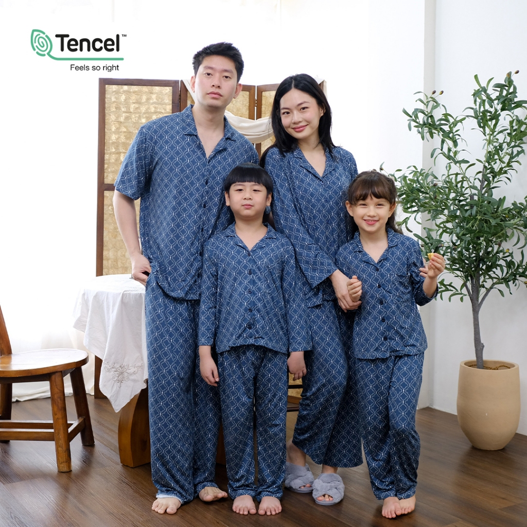 Cielyn | TENCEL™️Micromodal | Family Collection  | Setelan Baju Tidur Couple Family | Piyama Couple