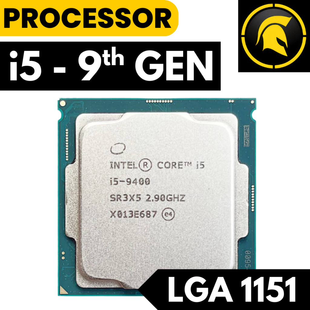 Processor Intel Core i5 Gen 9 Comet Lake 9400 9500 9400T 9500TTray Tanpa Fan Garansi 1 Bulan Socket 