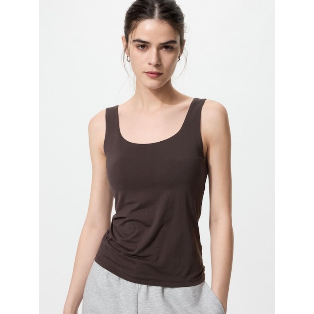 UNIQLO Airism Atasan Bra Kamisol Dalaman Wanita Anti Gerah / Tank Top Bra Terlaris Original