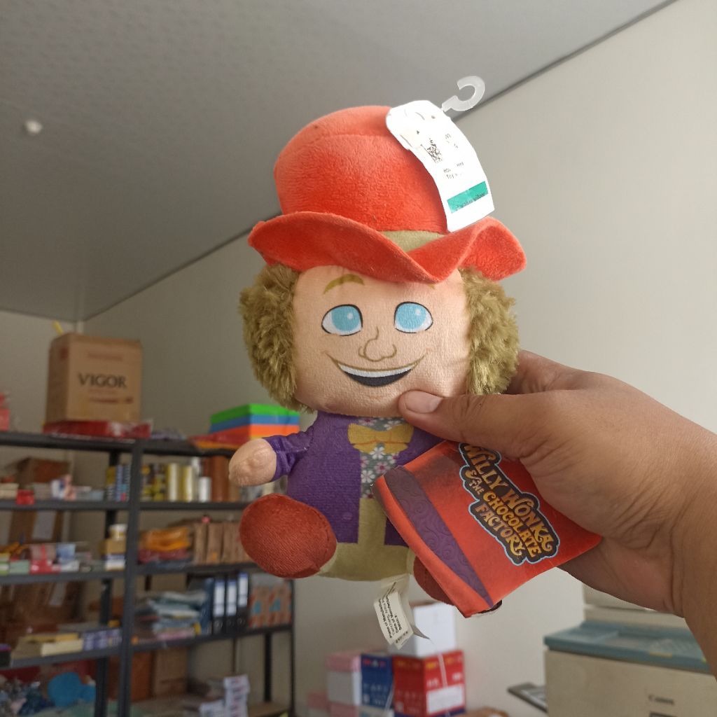 Boneka Plush Willy Wonka The Chocolate Factory