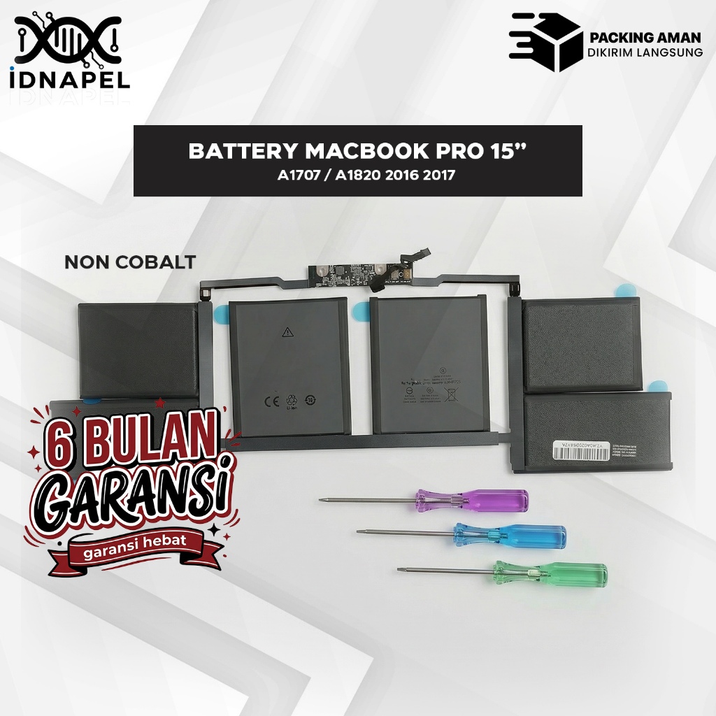 Battery Baterai Macbook Pro 15 inch A1707 / A1820 2016 2017